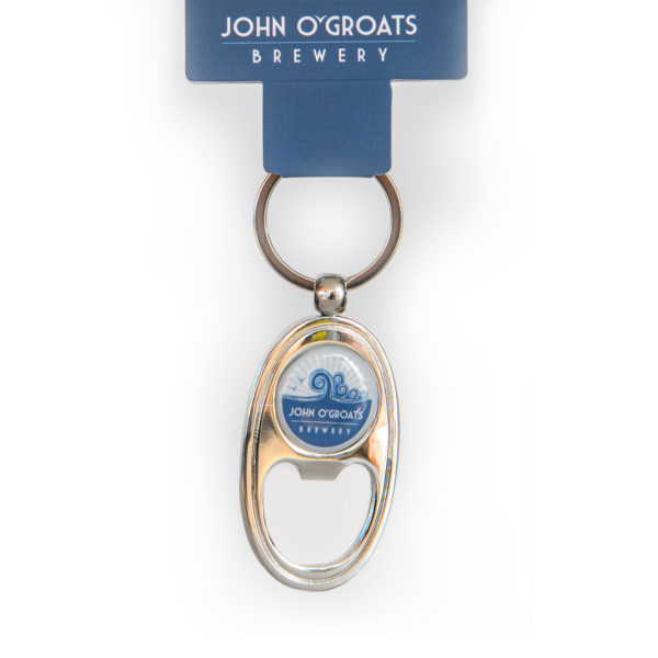 Keyring with bottleopener