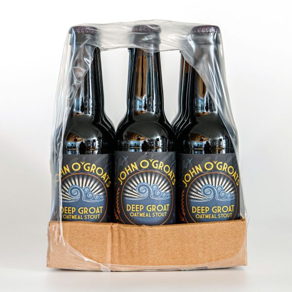A 12 pack case of John o' Groats Brewery Deep Groat Beer