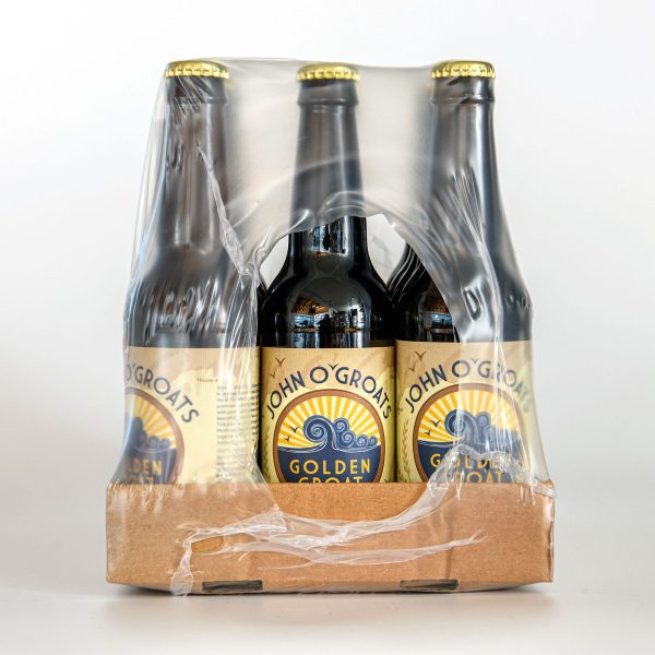 A 12 pack case of John o' Groats Brewery Golden Groat Beer